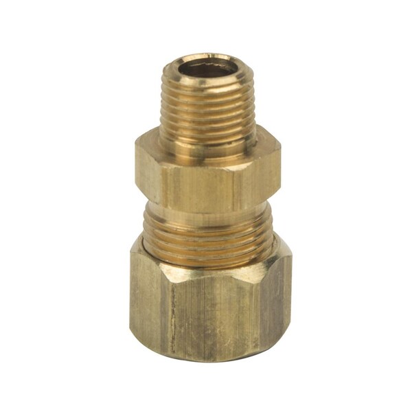 #68 3/8 Inch X 1/8 Inch Lead-Free Brass Compression MIP Adapter